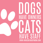 Dogs have Owners, Cats have Staff…