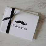 Free Mustache Thank You Card!