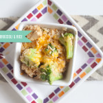 Cheesy Chicken and Rice, with Broccoli