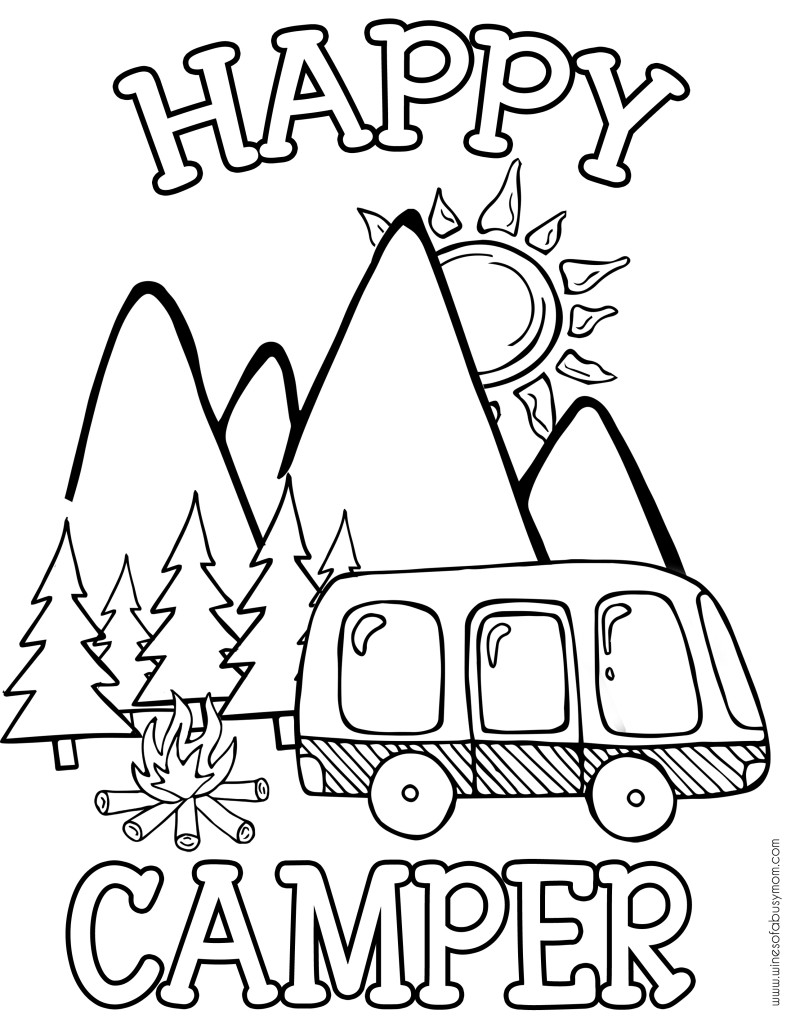 Free Printable Camping Activity Book